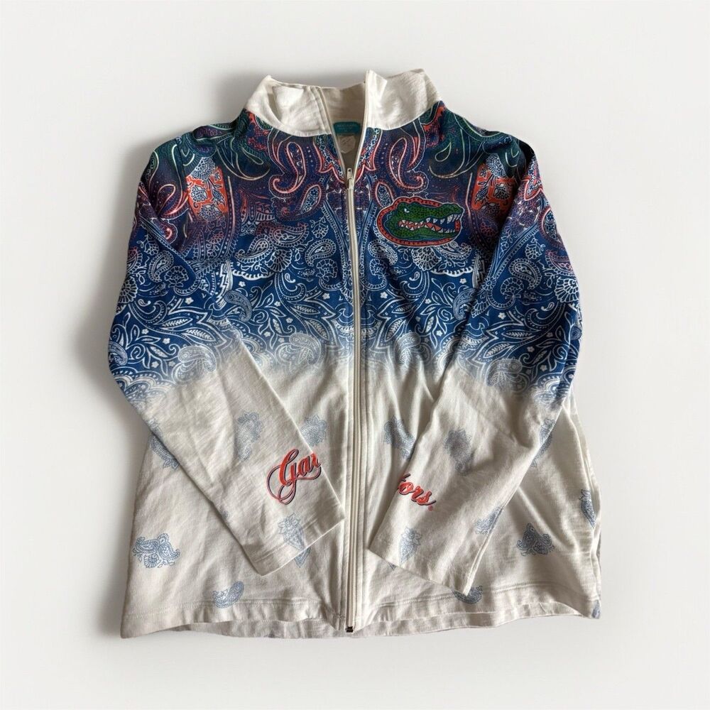 Y2K P. Michael‎ Florida Gators Full-Zip Jacket XL Blue White Orange Green